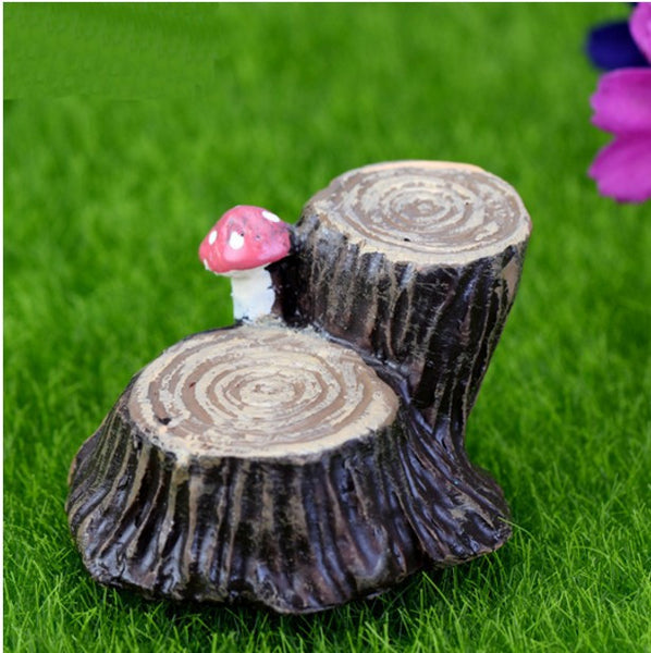 Cute Tree Stump Micro Landscape